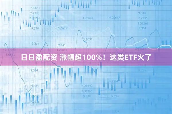 日日盈配资 涨幅超100%!这类ETF火了